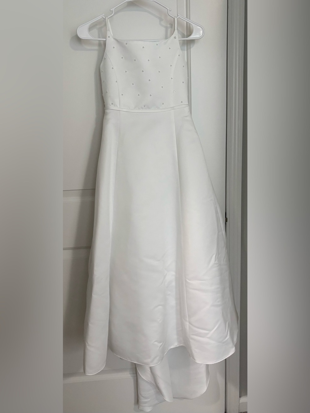 Bridal Originals Elegant A-Line Beaded Wedding Gown with Removable Train NWOT